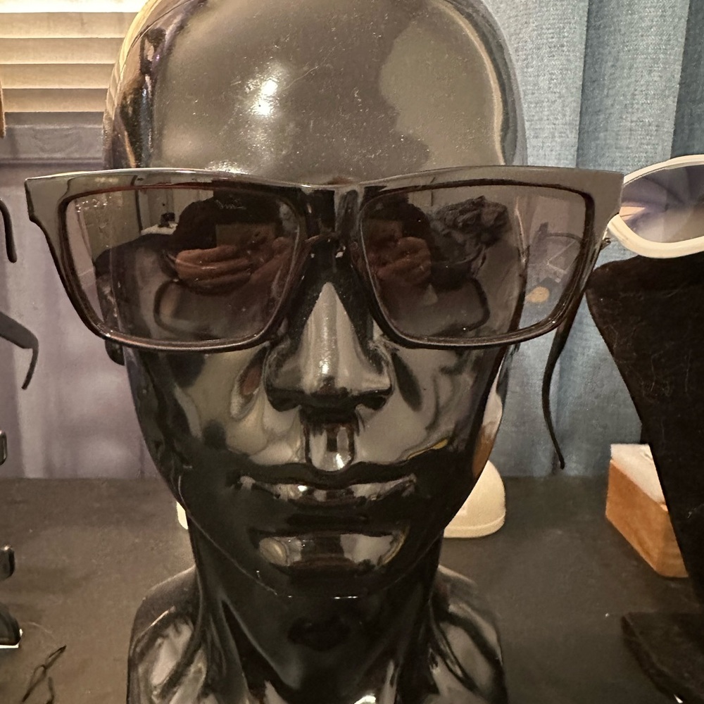 Gucci Black and Red Sunglasses